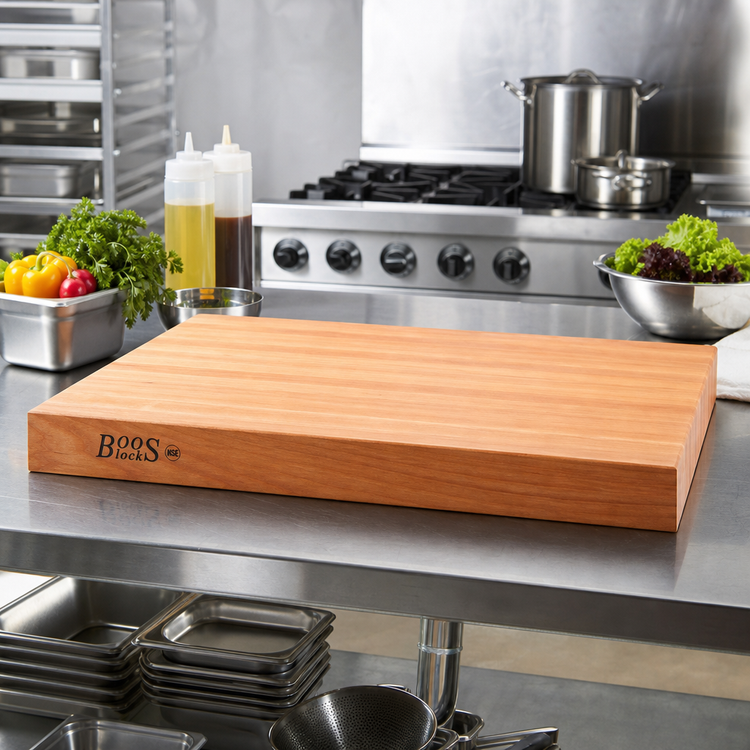 Product image #2 for Boos Block American Cherry Edge-Grain Kitchen Countertop, 36 x 27 x 3 Inch