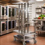 Thumbnail image #2 for Blodgett (Middleby) Blodgett Combi BC-20 Mobile Banquet Cart, 96-Plate Capacity, 304 Stainless Steel, Heat Retention Panels