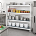 Thumbnail image #2 for Fermostock 4-Tier Stationary Starter Polymer Shelving Unit, 68