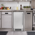 Thumbnail image #2 for 15-Inch One-Section Undercounter Reach-In Refrigerator with Solid Stainless Steel Door