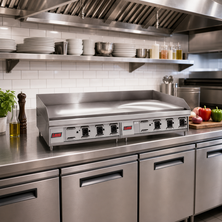 Product image #3 for Lang LG Series 60-Inch Gas Countertop Griddle with 1-Inch Smooth Steel Plate