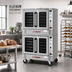 Thumbnail image #2 for Southbend Platinum Double-Deck Gas Convection Oven, Bakery Depth, Dependent Doors