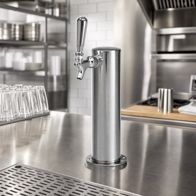 Product image #2 for Micro Matic 3-Inch Air-Cooled SpinStop Single-Faucet Beer Column