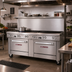 Thumbnail image #2 for Southbend Ultimate 72-Inch Series Commercial Gas Range with 5 Burners, 36-Inch Charbroiler, and 2 Convection Ovens