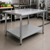 Thumbnail image #2 for BK Resources VTS-3636 Galvanized Steel Undershelf for 36-Inch x 36-Inch Work Table