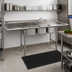 Thumbnail image #2 for Eagle Group 412 Series 3-Compartment Sink with Right Drainboard, 430 Stainless Steel, 74-5/8 Inch W x 27-1/2 Inch D