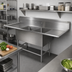 Thumbnail image #2 for John Boos Pro-Bowl 2-Compartment Stainless Steel Sink with Left and Right Drainboards, 83-1/4