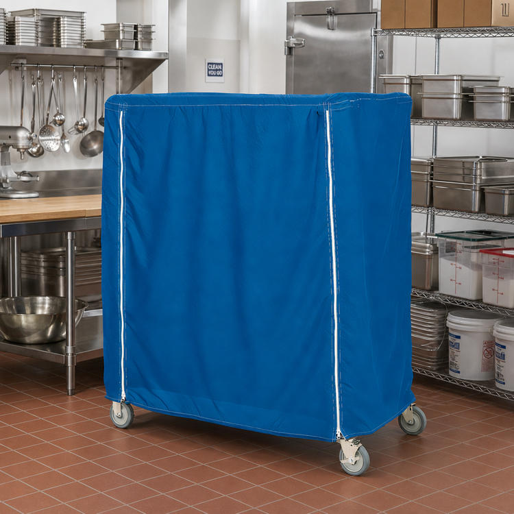 Product image #2 for Metro Waterproof Vinyl-Nylon Cart Cover for 60 x 18 x 54-Inch Queen Mary & Banquet Carts