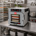 Thumbnail image #3 for Metro HotBlox Narrow 4-Pan Pass-Thru Insulated Holding Cabinet, Clear Front and Rear Doors, Countertop/Stacking