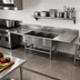 Thumbnail image #2 for John Boos Pro-Bowl 3-Compartment Platter Sink with Left and Right Drainboards, 105-1/4 Inch Wide