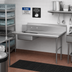 Thumbnail image #2 for 60-Inch Straight Soiled Dish Table with Right-Side Sink, Stainless Steel