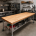 Thumbnail image #2 for John Boos 108-Inch x 24-Inch Edge Grain Maple Work Table Top