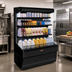 Thumbnail image #3 for Howard-McCray Ovation Series 63-Inch Self-Contained Dairy Open Merchandiser, Black, 3-Tier LED Shelves