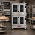 Thumbnail image #2 for Southbend Platinum Series Bakery-Depth Double Deck Gas Convection Oven with Touchscreen Controls and Independent Doors