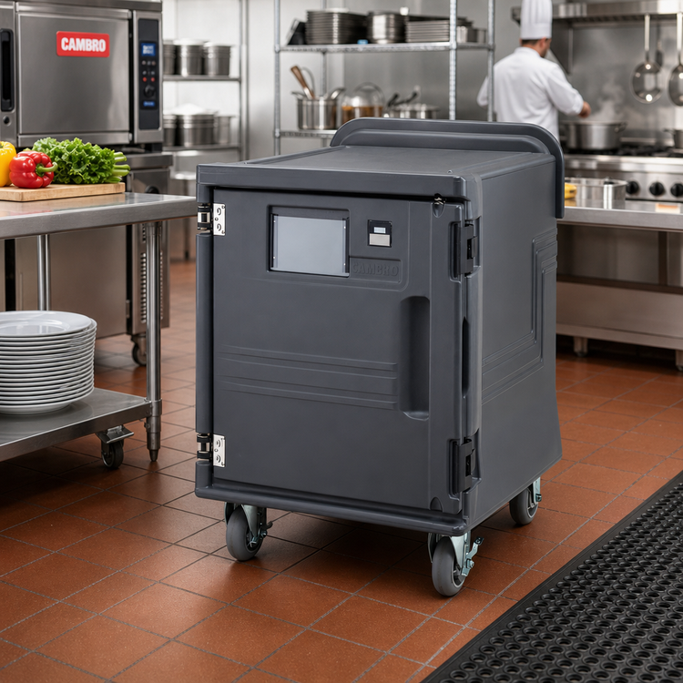 Product image #2 for Cambro Pro Cart Ultra Security Package Low-Profile Passive Front-Loading Insulated Food Pan Carrier