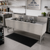 Thumbnail image #2 for Advance Tabco Prestige Supreme 4-Compartment Stainless Steel Underbar Sink Unit with Left and Right Drainboards