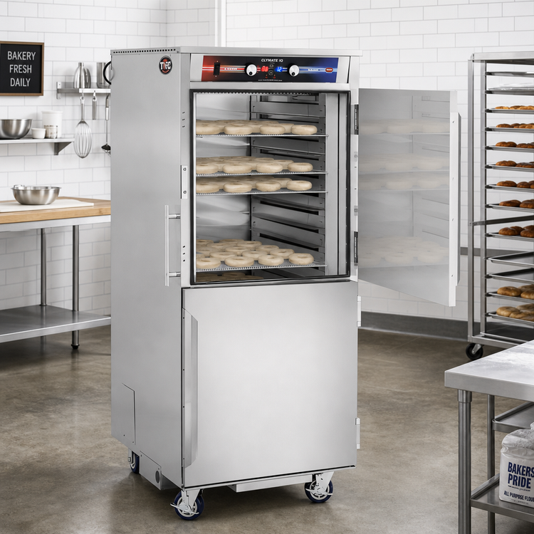 Product image #2 for FWE Clymate IQ Controlled Venting Proofing/Heated Cabinet for 18 Donut Screens