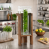 Thumbnail image #2 for Sydney Acrylic Beverage Dispenser with Infusion Chamber, 3 Gallon, Walnut