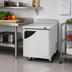 Thumbnail image #2 for Turbo Air Super Deluxe 27.5-Inch Wide One-Section Stainless Steel Worktop Refrigerator with Self-Cleaning Condenser, 6.8 Cu. Ft.