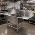 Thumbnail image #2 for John Boos Pro-Bowl 2-Compartment 14-Gauge Stainless Steel Sink with Left and Right Drainboards