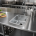 Thumbnail image #2 for Vollrath 1-Compartment Weld-In/Undermount Stainless Steel Sink, 14 x 12 x 9-3/4 Inch Bowl