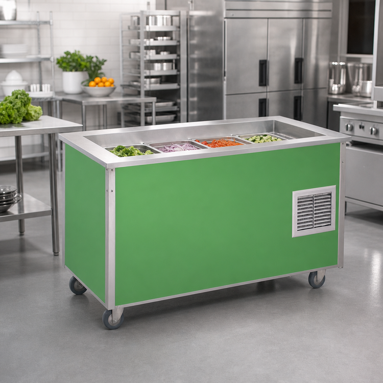 Product image #2 for Vollrath 4-Series Signature Server Stainless Steel NSF7 Refrigerated Cold Station