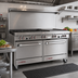 Thumbnail image #2 for Southbend S-Series 60-Inch Gas Restaurant Range with 6 Open Burners, 24-Inch Griddle/Broiler, and 2 Cabinet Bases