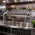 Thumbnail image #2 for Pass-Thru 8-Faucet Glycol-Cooled Countertop Brew Pipe Draft Beer Tower