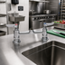 Thumbnail image #2 for T&S Brass B-0220-LN 8-Inch Center Deck Mount Mixing Faucet, Less Nozzle