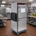 Thumbnail image #2 for Mobile Insulated Heated Holding Cabinet with Dutch Doors and 12-Set Pan Slides