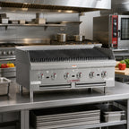Thumbnail image #2 for Southbend (Middleby) HDC-24 24-Inch Countertop Gas Charbroiler with Cast Iron Radiants, Two-Sided Grid, 80,000 BTU