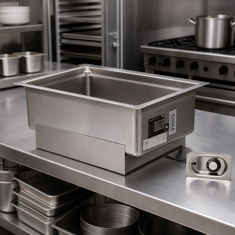 Product image #2 for Eagle Group Drop-In Rectangular Electric Hot Well Food Warmer, 12 x 20-Inch Pan Opening, 240V