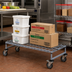 Thumbnail image #2 for Quantum Mobile Wire Dunnage Platform Rack, 48-Inch W x 18-Inch D x 12-Inch H, Gray Epoxy Antimicrobial Finish