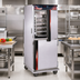 Thumbnail image #2 for Insulated Mobile Heated Holding Cabinet with Top-Mount Heater and Dutch Doors, 32 Full-Size Pan Capacity