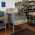 Thumbnail image #2 for Advance Tabco Prestige Freestanding Recessed Glass Unit with Perforated Drain Pan, 30 x 30 Inches