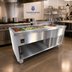Thumbnail image #2 for Thurmaduke TCM-74PG-N7 Mobile Cold Food Unit with 74-Inch Mechanical Cold Pan