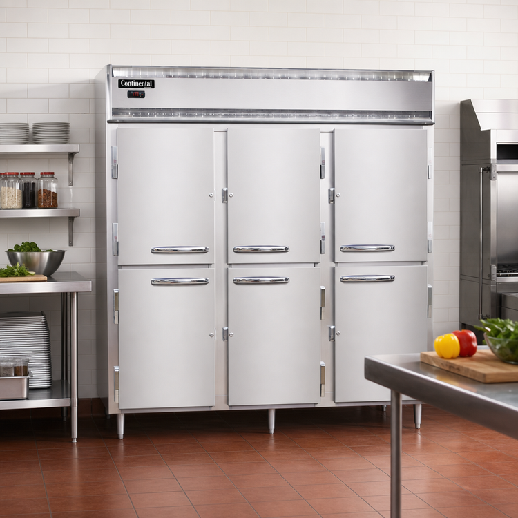 Product image #2 for Continental Refrigerator Designer Line DL3W-HD Three-Section Standard Depth Heated Holding Cabinet