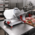 Thumbnail image #2 for Trento 12-Inch Manual Gravity Feed Commercial Meat Slicer, Belt-Driven, 1/2 HP