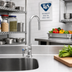 Thumbnail image #2 for T&S Brass Single Temperature Deck-Mount Pantry Faucet with 5 3/4-Inch Gooseneck Spout