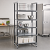 Thumbnail image #2 for Cambro Camshelving Elements XTRA 24 in. x 24 in. x 84 in. 5-Tier Solid Stationary Starter Unit