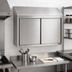Thumbnail image #2 for Eagle Group 54-Inch Wall-Mounted 304 Stainless Steel Wall Cabinet with Sliding Doors