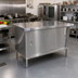 Thumbnail image #2 for 60-Inch x 30-Inch Stainless Steel Enclosed Work Table with Sliding Doors