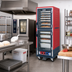 Thumbnail image #2 for Metro C5 3 Series Full Height Combination Heated Holding and Proofing Cabinet with Dutch Clear Doors, Red Insulation Armour