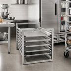 Thumbnail image #1 for Channel Manufacturing RIR-10KD 10-Pan Aluminum End-Load Bun Pan Rack for Reach-In Refrigerators, Knock-Down, 18 x 26 or 13 x 18 Pans
