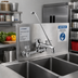 Thumbnail image #2 for Fisher Wall-Mount Service Sink Faucet, 8-Inch Adjustable Centers, 6-Inch Spout, Vacuum Breaker, Lever Handles