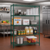 Thumbnail image #2 for Red-i-Pak 4-Tier Stationary Wire Shelving Unit, 48W x 18D x 63H, Green Epoxy