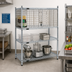Thumbnail image #2 for EAGLEbrite Zinc Security Enclosure Kit with Hinged Doors for 18 x 30 Inch Wire Shelving