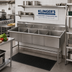Thumbnail image #2 for Klinger's Trading Economy 4-Compartment Stainless Steel Sink Without Drainboards
