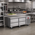 Thumbnail image #2 for Southbend Platinum 108-Inch Low-Height Remote Refrigerated Base with 6 Self-Closing Drawers