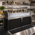 Thumbnail image #2 for Glastender 96-Inch Back Bar Glass Ice Display Unit, 18-Inch Deep
